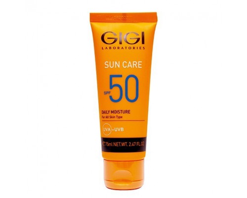 Gigi Sun Care Daily Moisture SPF 50 Крем увлажняющий защитный антивозрастной, 75 мл