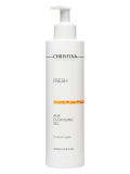   Christina Fresh AHA Cleansing Gel for all skin types, pH 2,6-3,6 Очищающий гель с фруктовыми кислотами для всех типов кожи, 300 мл.  Применение