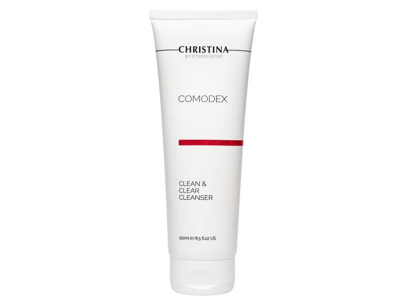  Christina Comodex Clean & Clear Cleanser pH 4,0-5,0 Очищающий гель для лица, 250 мл.  Применение