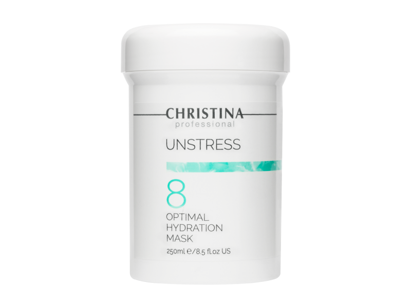  Christina Unstress Optimal Hydration Mask Оптимально увлажняющая маска (шаг 8) 250 мл.   Применение