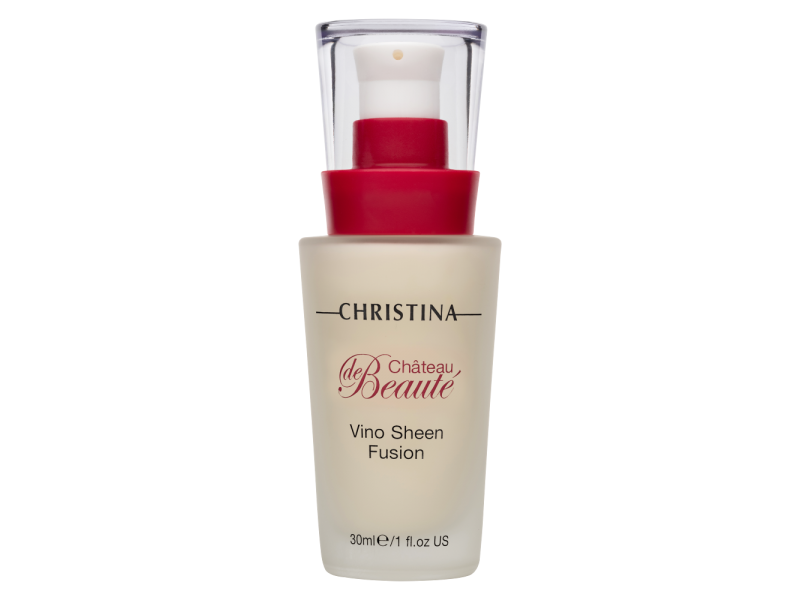  Christina Chateau de Beaute Vino Sheen Fusion Флюид для лица, шеи и декольте «Великолепие» 30 мл.   Применение
