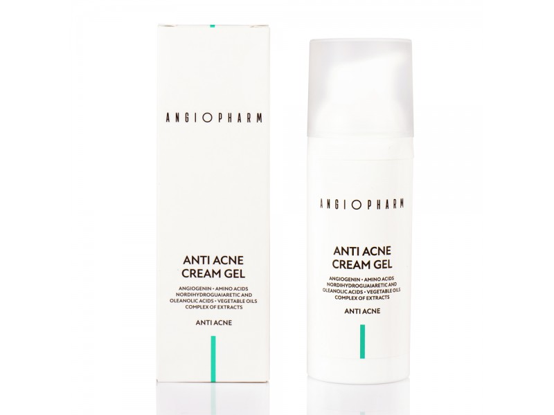 Angiofarm anti acne cream gel крем-гель для проблемной кожи, 50 мл.