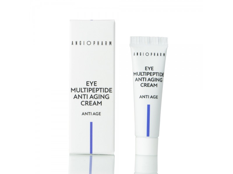 Angiopharm eye multipeptide anti-aging cream мультипептидный омолаживающий крем для кожи вокруг глаз 5 мл.