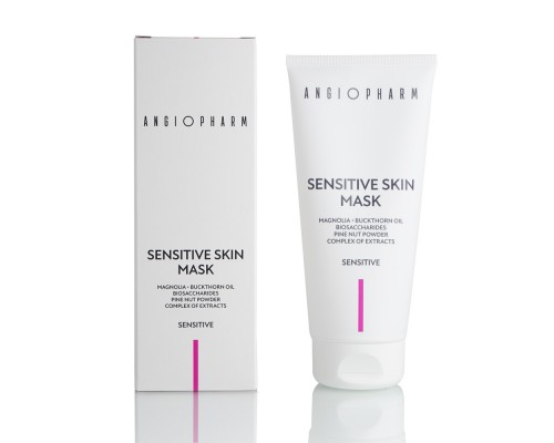 Angiofarm sensitive skin mask восстанавливающая маска для чувствительной кожи, 200 мл.