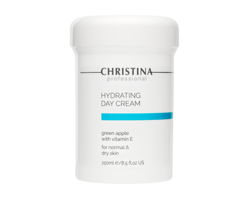 Christina Hydrating Day Cream Green Apple Vitamin E for normal and dry skin Увлажняющий дневной крем с витамином Е для нормальной и сухой кожи «Зеленое яблоко», 250 мл