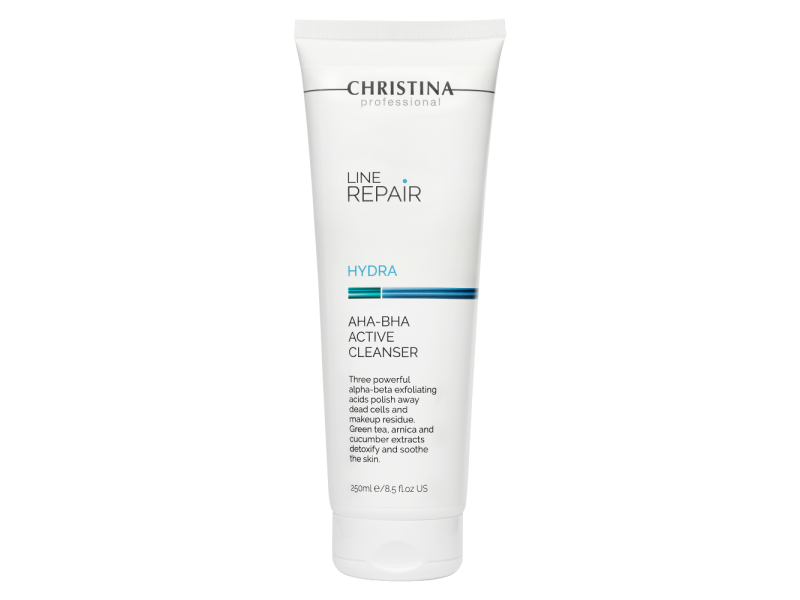 Christina Line Repair Hydra AHA-BHA Active Cleanser Очищающий активный гель с AHA-BHA кислотами, 250 мл.