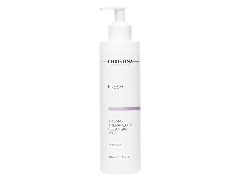  Christina Fresh Aroma Therapeutic Cleansing Milk for dry skin Ароматерапевтическое очищающее молочко для сухой кожи 300 мл.   Применение