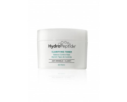 HydroPeptide Clarifying Toner - Очищающий лосьон с молочной и азелаиновой кислотами, 60 дисков
