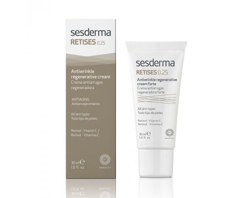 Sesderma RETISES 0,25% Antiwrinkle regenerative cream Крем регенерирующий против морщин, 30 мл