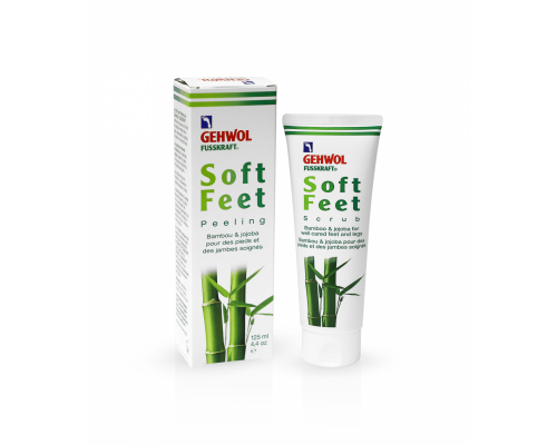 Gehwol Fusskraft Soft Feet Peeling Пилинг Бамбук и Жожоба, 125 мл.