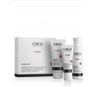 Набор для борьбы с проблемной кожей  (мыло, ночной крем, эссенция) Gigi Acnon Set 