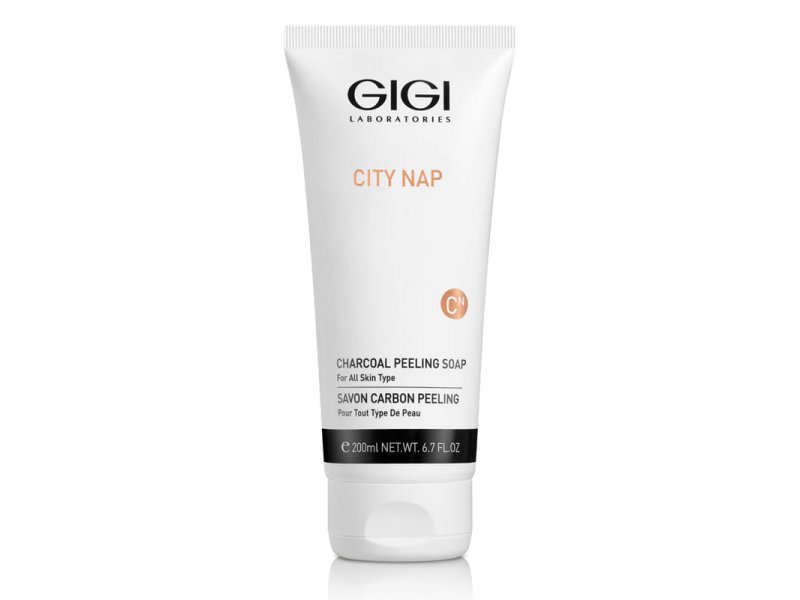 Мыло жидкое для лица Gigi City NAP Charcoal Peeling soap 200 мл  Применение