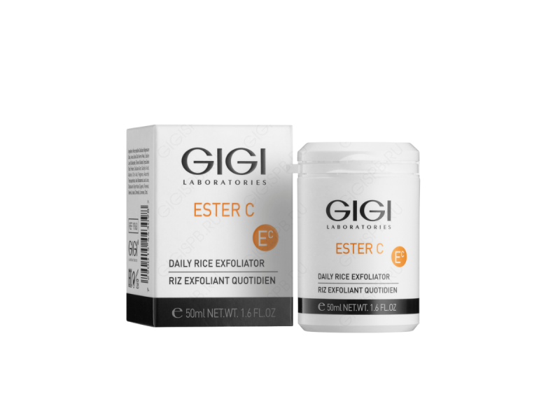 Эксфолиатор для очищения и микрошлифовки кожи Gigi Ester С Daily Rice Exfoliator 50 мл  Применение