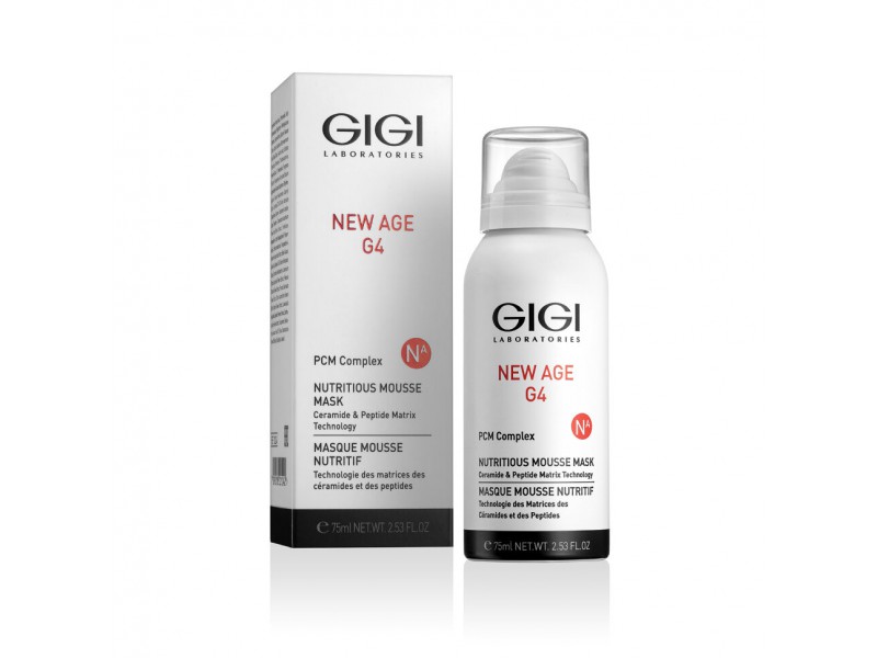  Маска-мусс глубокое увлажнение GIGI New Age G4 Nutritious Mousse Mask, 75 мл.  Применение