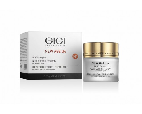 Крем для шеи и декольте укрепляющий GIGI New Age G4 Neck & Decolte Cream, 50 мл.
