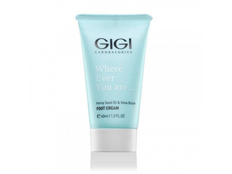 Gigi Skin Expert Hemp Seed Oil & Shea Butter Крем для кожи ног с маслом Ши, 40 мл.