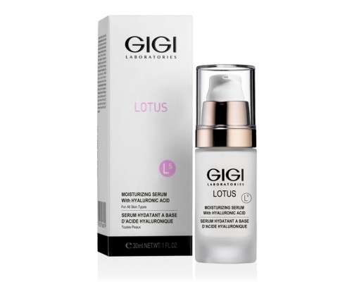 Gigi Lotus Beauty Moisturizing Serum Сыворотка для лица с гиалуроновой кислотой, 30мл.