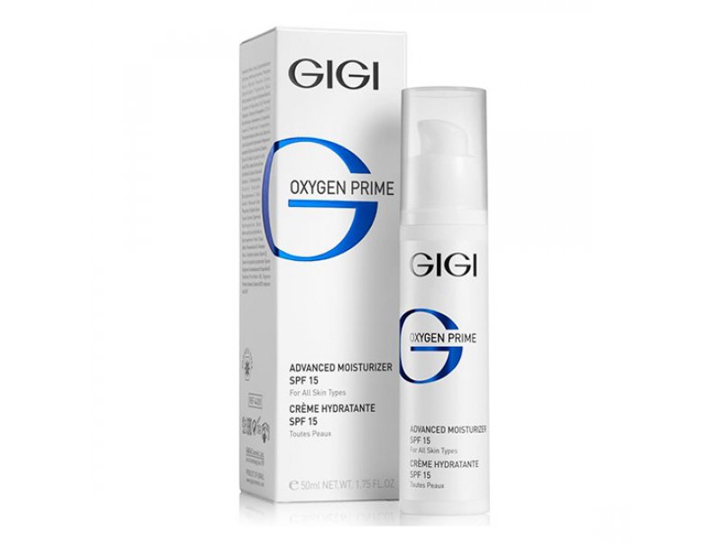  Увлажняющий защитный крем для всех типов кожи Gigi OXYGEN PRIME Advanced Moisturizer SPF 15 50 мл  Применение