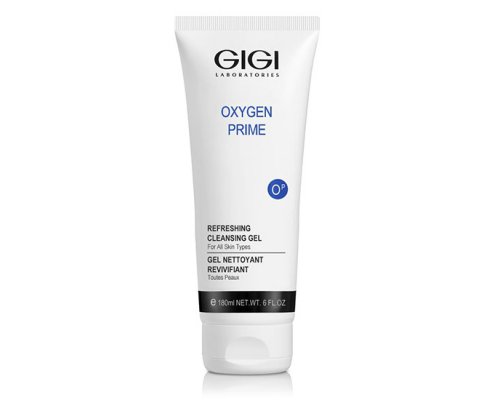 Освежающий очищающий гель для всех типов кожи Gigi OXYGEN PRIME Refreshing Cleansing Gel 180 мл