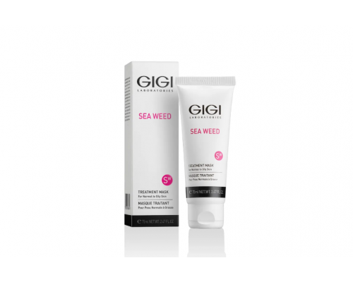 Маска для смешанной, жирной чувствительной и кожи Gigi Sea Weed Treatment Mask 75 мл