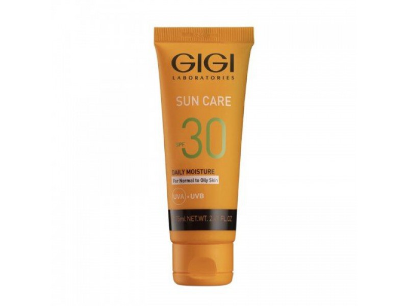   Крем солнцезащитный с защитой ДНК для жирной кожи Gigi Sun Care Daily Protector SPF 30 for normal to oily skin 75 мл.  Применение