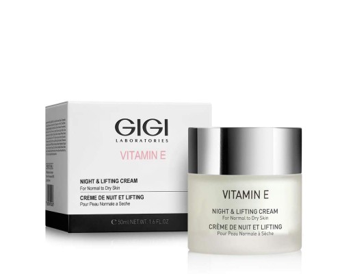 Gigi Vitamin Е Night & Lifting Cream Ночной лифтинговый крем, 50 мл.