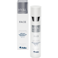 Hyal Family Line Face Cream (Fidia) Увлажняющая защитная эмульсия для лица с гиалуроновой кислотой, 50 мл.