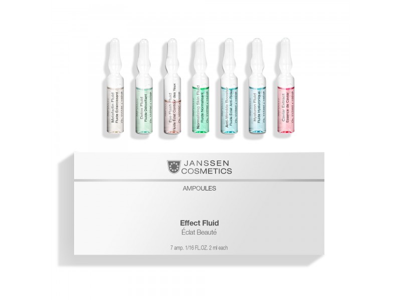 Janssen Cosmetics Ampoules Beautyset Коллекция из 7 ампульных концентратов, 7 шт * 2 мл.