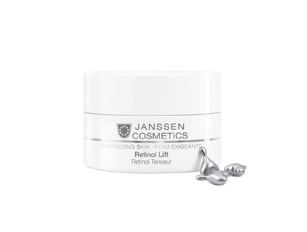 Капсулы с ретинолом Янссен. Капсулы Janssen Cosmetics. Ретинол Janssen Cosmetics. Janssen Cosmetics demanding Skin peau exigeante.