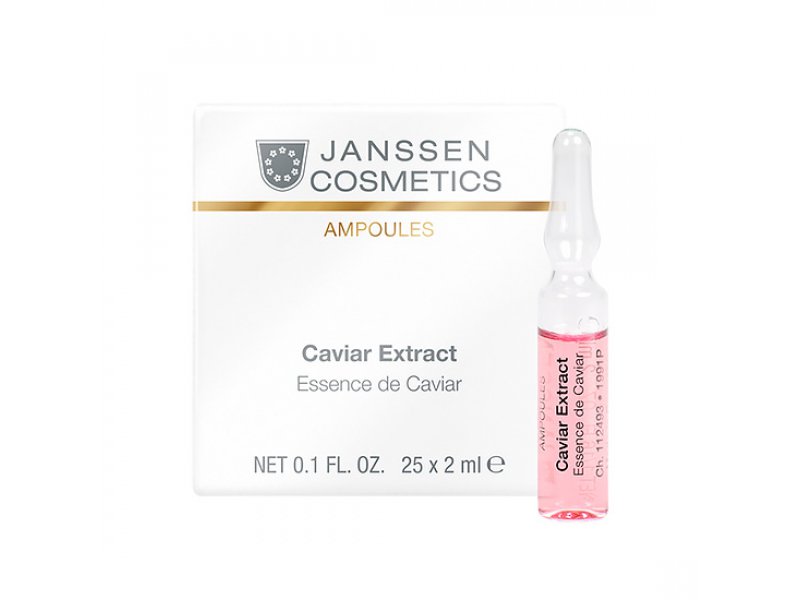   Экстракт икры (супервосстановление) Janssen Cosmetics Caviar Extract  Применение