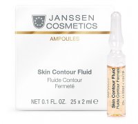  Лифтинг-сыворотка в ампулах с пептидами, стимулирующими синтез эластина Janssen Skin Contour Fluid Anti-age