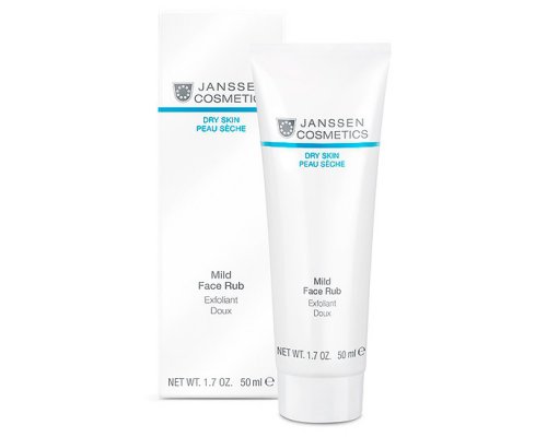Janssen Мягкий скраб для ухода за кожей лица с гранулами жожоба Mild Face Rub 
