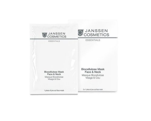 Универсальная интенсивно увлажняющая лифтинг-маска Janssen Cosmetics Biocellulose Mask Face & Neck