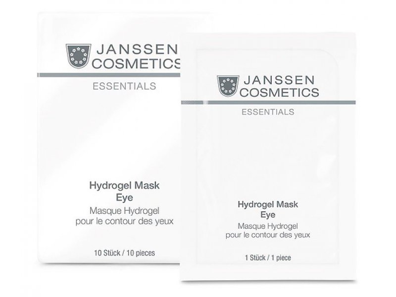  Укрепляющие гидрогель-патчи для кожи вокруг глаз  Janssen Hydrogel Mask Eye  Применение