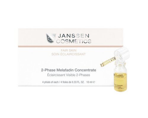 Janssen Cosmetics 2-Phase Melafadin Concentrate Двухфазный осветляющий комплекс, 4 х 10 мл.
