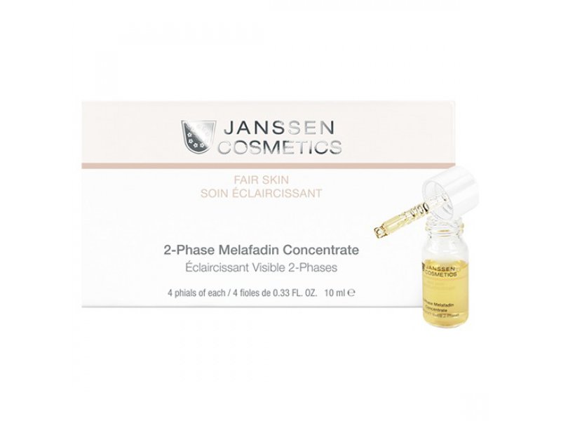 Janssen Cosmetics 2-Phase Melafadin Concentrate Двухфазный осветляющий комплекс, 4 х 10 мл.