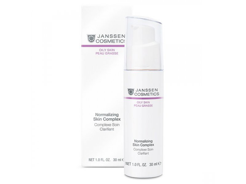  Нормализующий концентрат для жирной кожи Janssen Cosmetics Normalizing Skin Complex  Применение