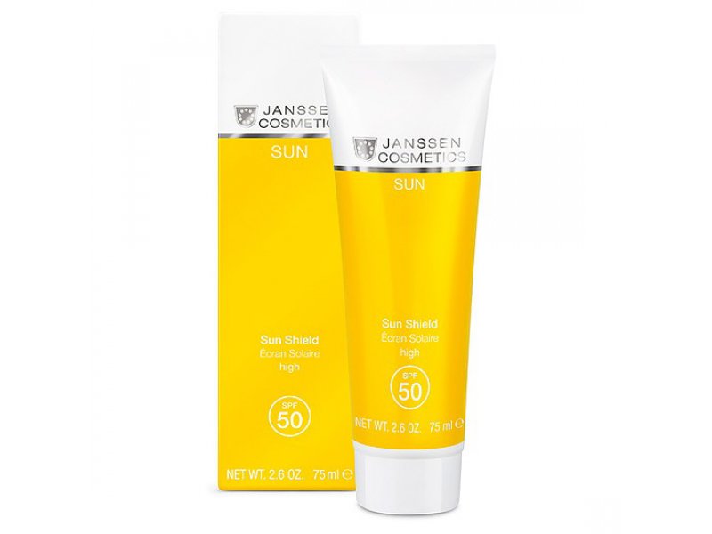  Эмульсия для лица и тела с максимальной защитой  Janssen Sun Shield SPF 50  Применение