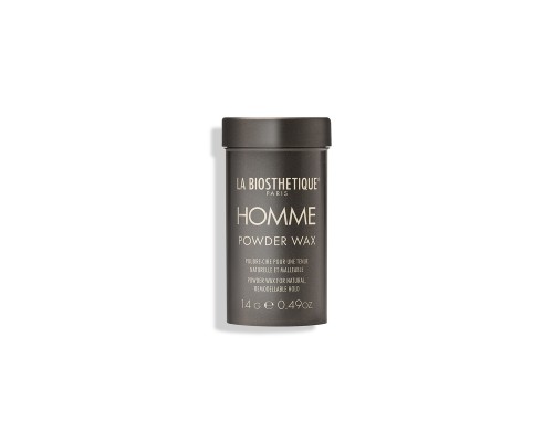 La Biosthetique Homme Powder Wax Пудра-воск для придания объема и подвижной фиксации с атласным блеском, 14 гр.