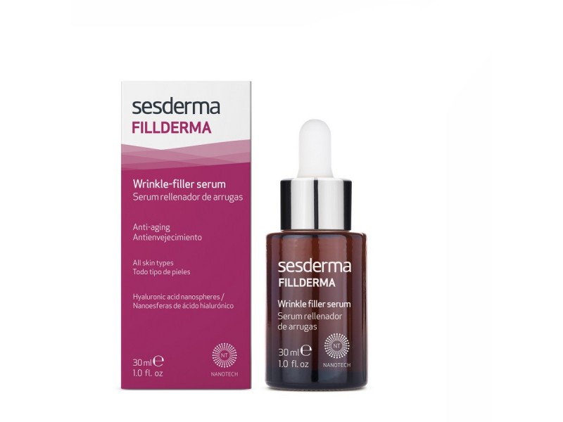  Sesderma FILLDERMA Serum Сыворотка для заполнения всех типов морщин 30 мл.  Применение