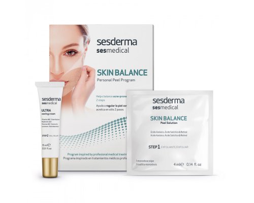 Sesderma SESMEDICAL Skin balance personal peel program Программа персональная для восстановления баланса кожи, склонной к акне, уп. (4 салф. 15 мл)