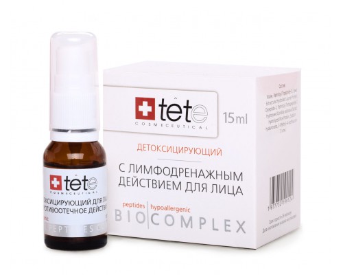 Биокомплекс детоксицирующий с лимфодренажным действием  TETe Biocomplex Detoxifying Therapy 15 ml