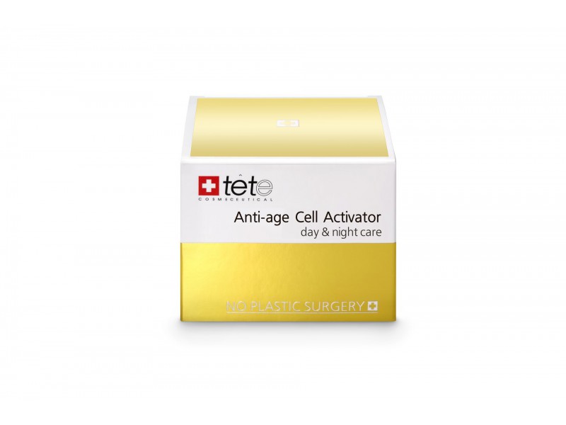  Омолаживающий крем для лица TETe Anti-age Cell Activator (day and night), 50 ml  Применение
