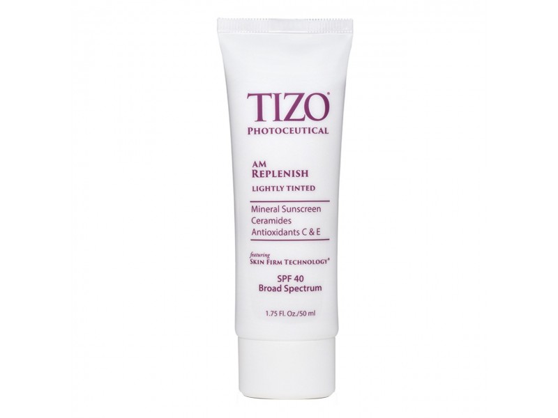 TIZO Photoceutical AM Replenish SPF 40 Lightly Tinted Дневной питательный крем с оттенком