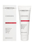   Christina Comodex Mattify & Protect Cream SPF 15 Матирующий защитный крем SPF 15, 75 мл.  Применение