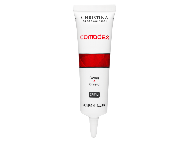  Christina Comodex Cover & Shield Cream SPF 20 Защитный крем с тоном 30 мл.  Применение