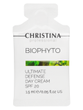 Christina Bio Phyto-Ultimate Defense Day Cream SPF-20 Дневной крем «Абсолютная защита» в инд. саше 1,5 мл х 30 шт., 45 мл.