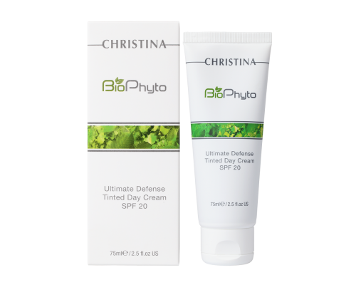 Christina Bio Phyto Ultimate Defense Tinted Day Cream SPF 20 Дневной крем для лица «Абсолютная защита» SPF 20 с тоном 75 мл.