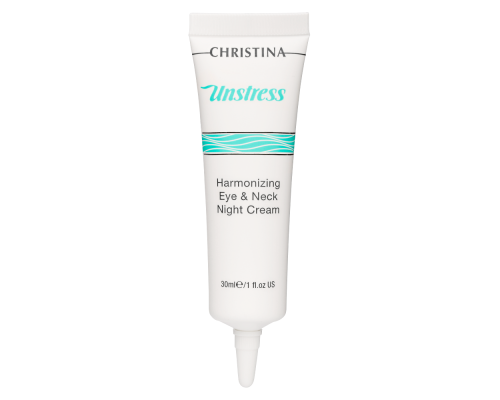 Christina Unstress Harmonizing Eye & Neck Night Cream Гармонизирующий ночной крем для кожи вокруг глаз и шеи 30 мл. 