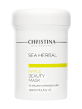  Christina Sea Herbal Beauty Mask Apple for oily and combination skin Маска красоты на основе морских трав для жирной и комбинированной кожи «Яблоко» 250 мл.   Применение